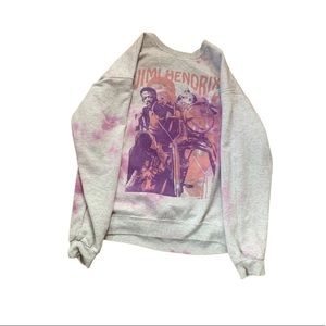 Authentic Jimi Hendrix Comfy Tie-Die Crewneck